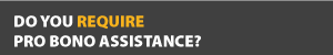 do you require pro bono assistance?